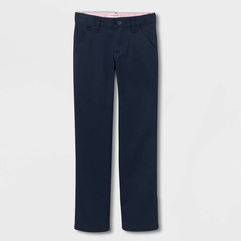 NWT Cat Jack Girls Uniform Pants, 16 Plus